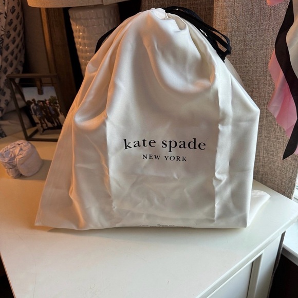 Authentic Kate Spade Purse Flower Monogram Chenille Small Tote Bag - Picture 8 of 9